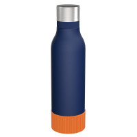 oranje, donkerblauw