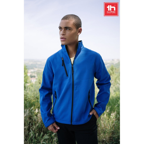 THC EANES. Softshelljas (unisex) van polyester en elastaan