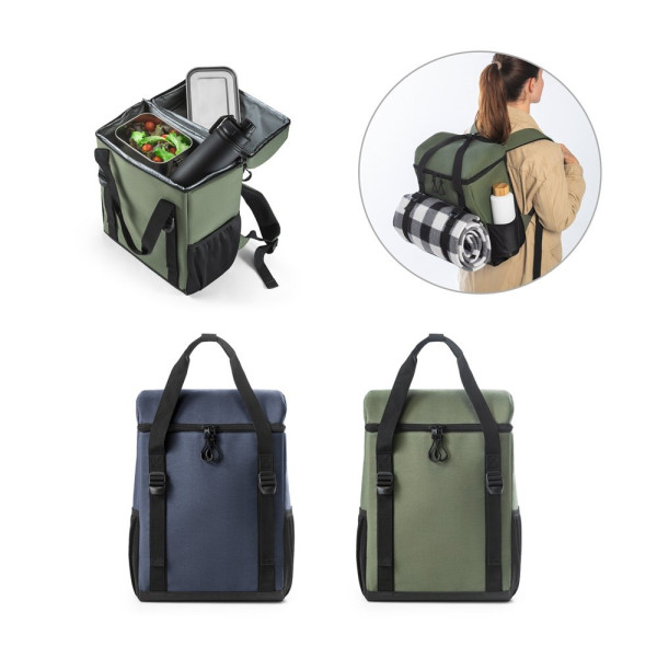 ROMA L. Thermische rugzak van gerecycled polyester 600D ripstop 16 L