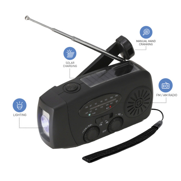 Multifunctionele Noodradio Cartney