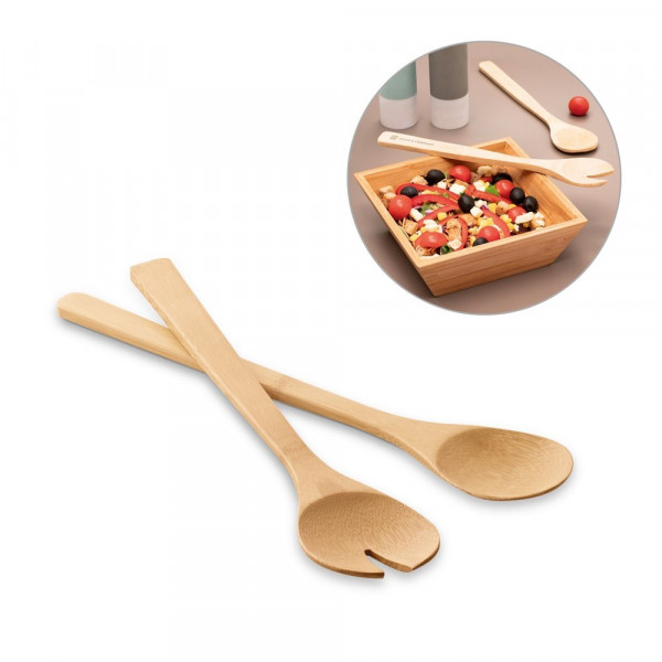 SALVY. Set van 2 salade lepels
