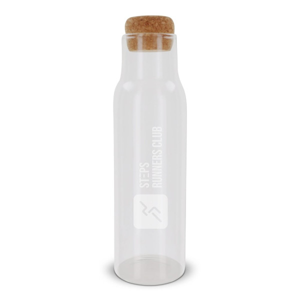 Karaf met kurken deksel 1L