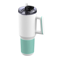 mint, lichtblauw, wit