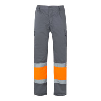 grijs, oranje