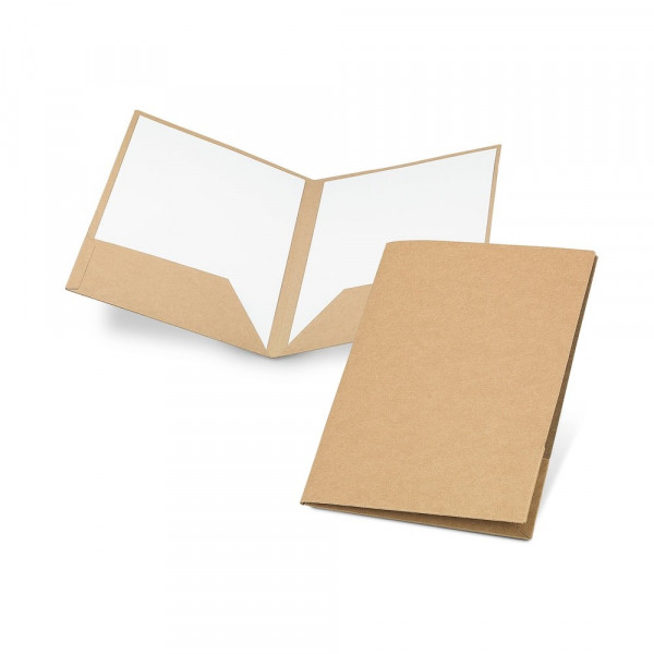 PUZO. A4 documentenmap, gemaakt van 100% gerecycled papier (400 g/m²)