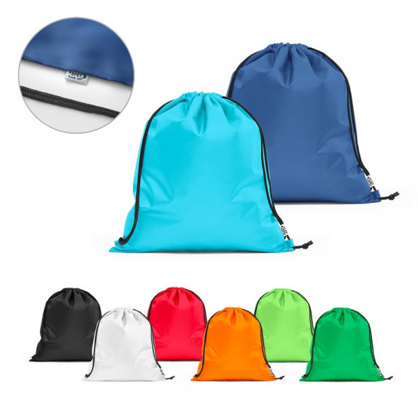 PEMBA. Gerecycled polyester (100% rPET) 190T drawstring rugtas
