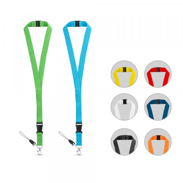 MURRAY. Polyester lanyard met metalen karabijnhaak