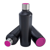 magenta, zwart, zilver