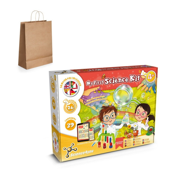 My First Science Kit III. Educatief spel geleverd met een kraftpapier cadeauzakje (115 g/m²)