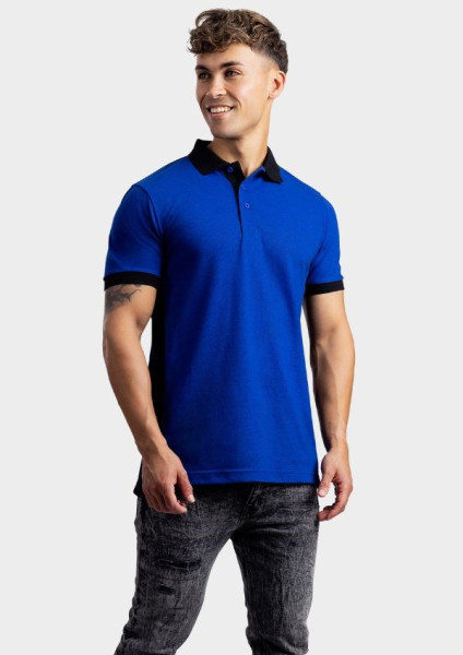 Lemon & Soda Workwear Contrast Polo
