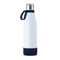 donkerblauw, wit