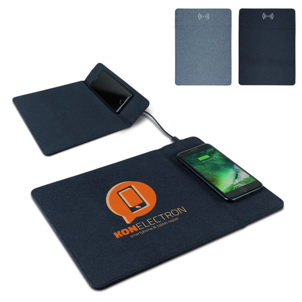 Muismat met draadloos oplaadstation 5W