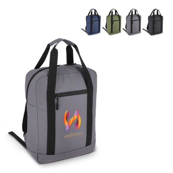 PU gecoate 600D gerecycled PET rugzak 27.5 x 12 x 37.5 cm 12 L