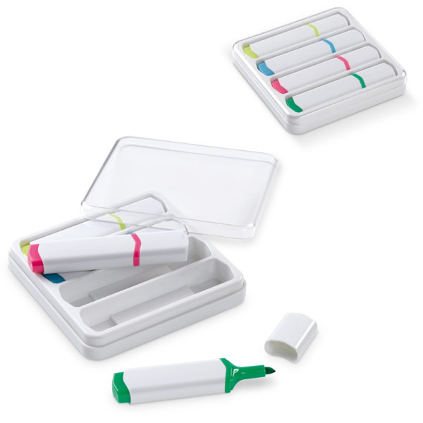 Tekstmarkers set van 4