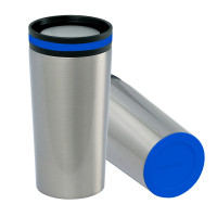 blauw, zilver