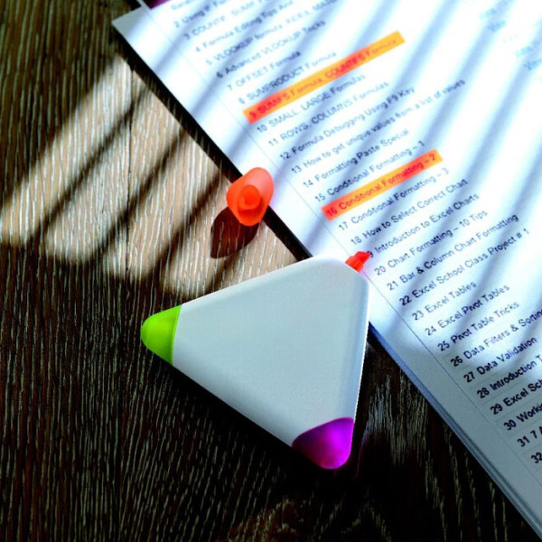 TRIANGULO - 3 Kleuren markeerstift