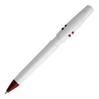 Wit / Donker Rood