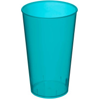 Transparant aqua blauw