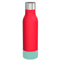 lichtblauw, rood