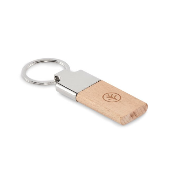 LLAVING - Sleutelhanger met rubberhout
