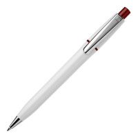 Wit / Donker Rood