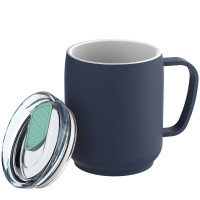 mint, donkerblauw, transparant