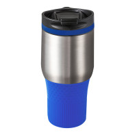 blauw, zilver