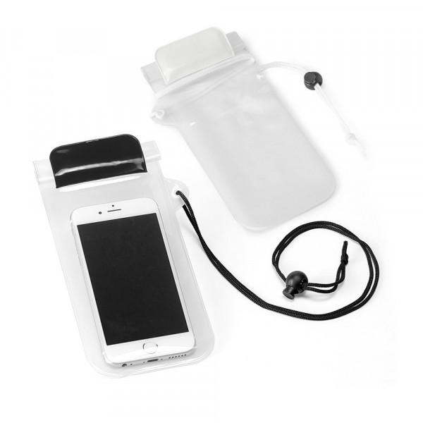 EGEU. Waterbestendig PVC hoesje voor mobiele telefoon