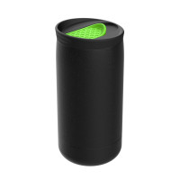 zwart, lichtgroen