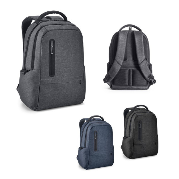 BOSTON. Waterdichte 2Tone Nylon 17'' laptop rugzak