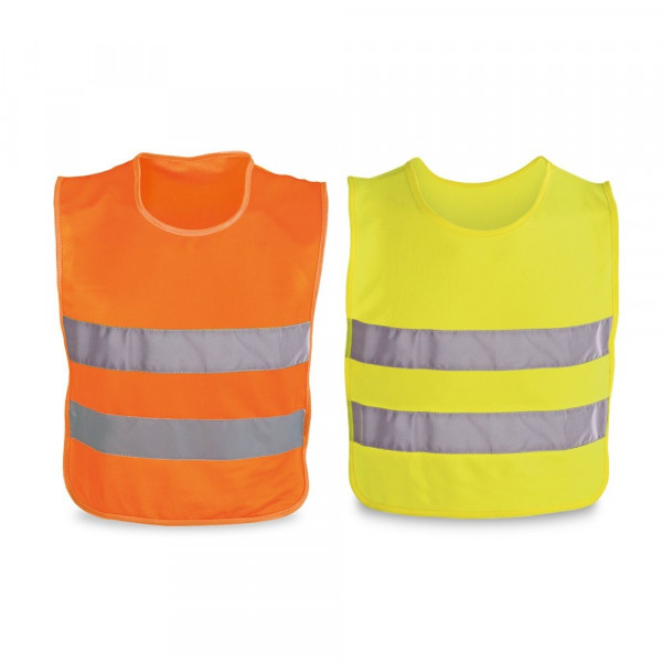 MIKE. 100% polyester reflecterende kindervesten