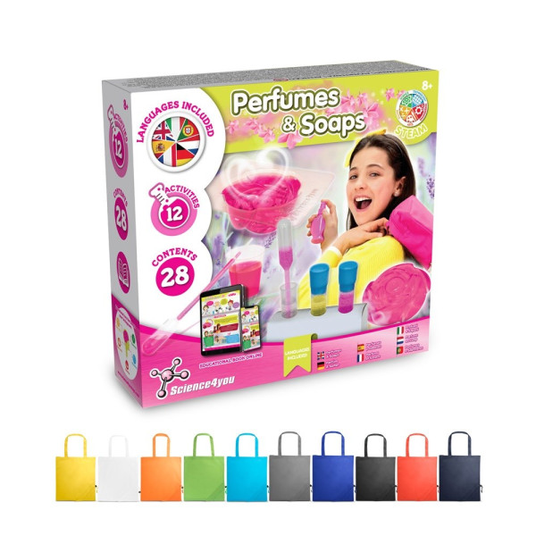 Perfume & Soap Factory Kit V. Educatief spel geleverd met een opvouwbaar 190T geschenkzakje