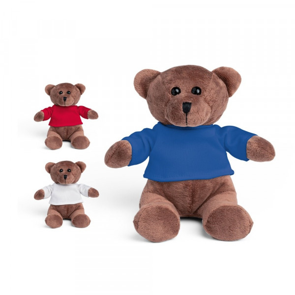 BEAR. Pluchen teddybeer met t-shirt aan