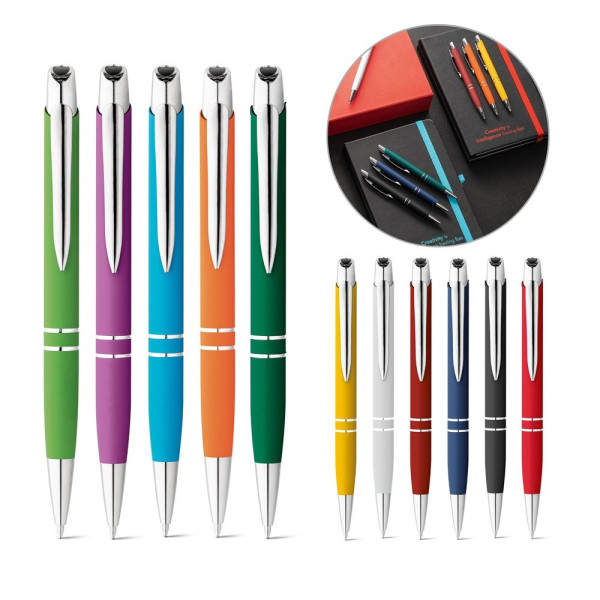 MARIETA SOFT. Aluminium balpen met clip