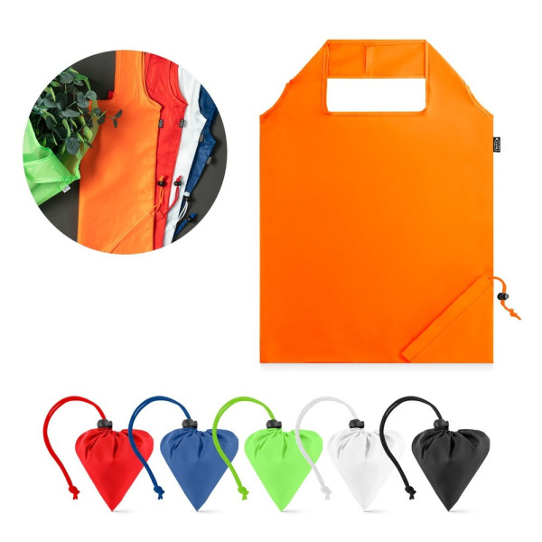 BEIRA. 190T gerecycled polyester (100% rPET) opvouwbare tas