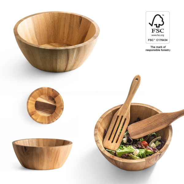 SAGE. Saladekom van acaciahout