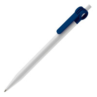 Wit / Donker Blauw