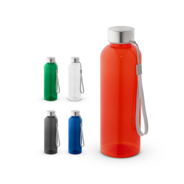 ENDERS M. Gerecycled PET (100% rPET) fles met glanzende doorschijnende afwerking 600 mL