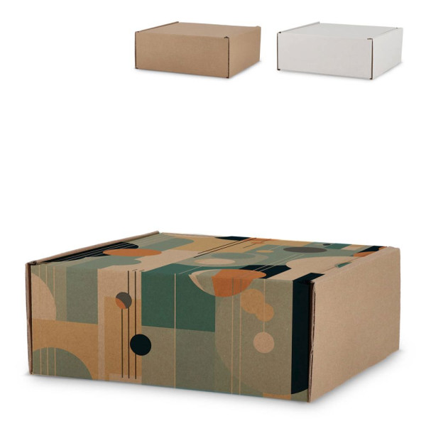 Custommade geschenkdoos voor 4 mokken 24.3 x 24.3 x 9.9 cm