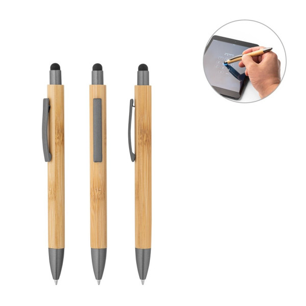 ZOLA. Bamboe balpen met matte finish