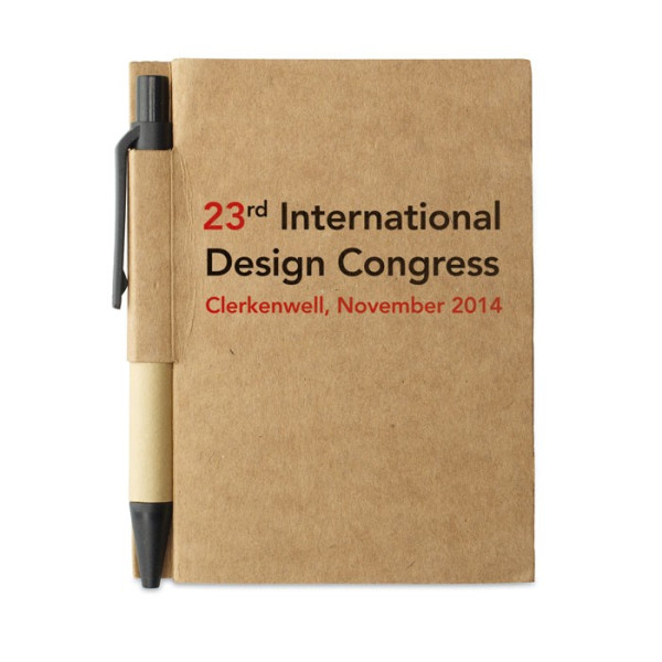 CARTOPAD - Notitieblok en gerecyclede pen