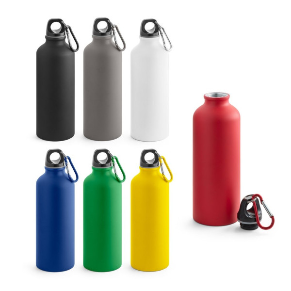 COLLINA. Aluminium fles met karabijnhaak 540 mL