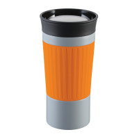 oranje, grijs