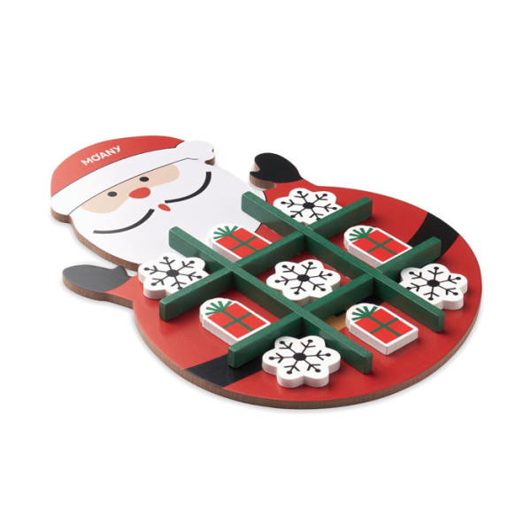 HOHOTOE - Kerstmis houten tic tac toe