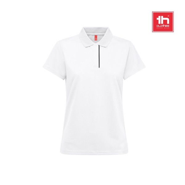 THC DYNAMIC WOMEN WH. Technische damespolo