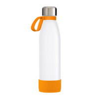 oranje, zilver, wit