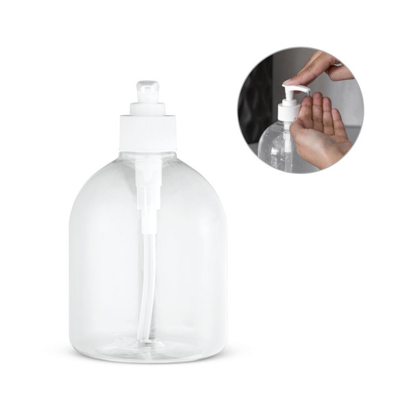 REFLASK 500. Fles met flip-top dop gemaakt van PET en PP 500 mL