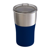 donkerblauw, zilver