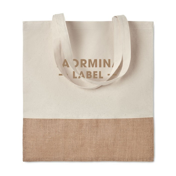 INDIA TOTE - Boodschappentas met jute