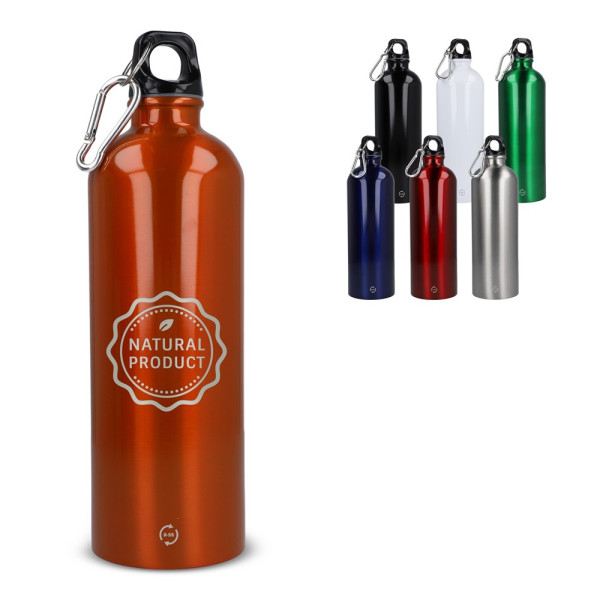 R-SS enkelwandige fles met karabijnhaak 750ml